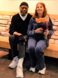 James and Jill seated with South African Ludwigs Roses     0422172106