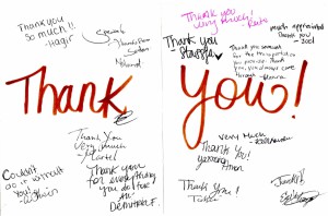Card of Thanks from Africans United